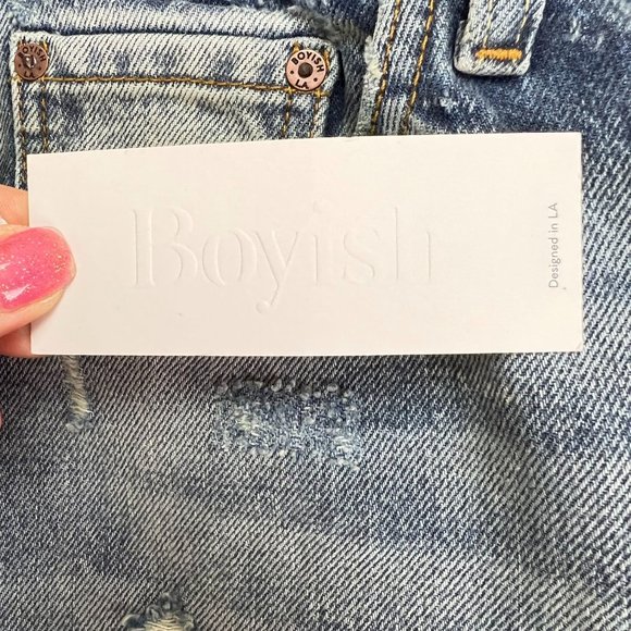 NWT Free People Boyish By Her Billy Women's Size 27 High Rise Skinny Jeans Denim - Picture 9 of 16